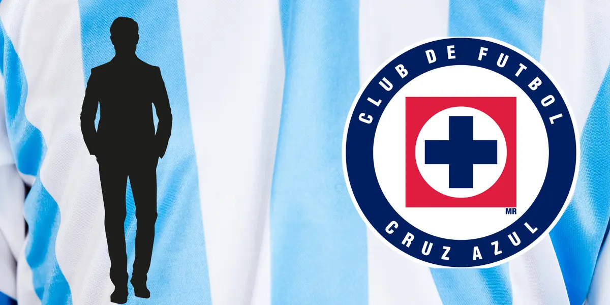 Fondo tomado de Canva, con escudo de Cruz Azul al frente