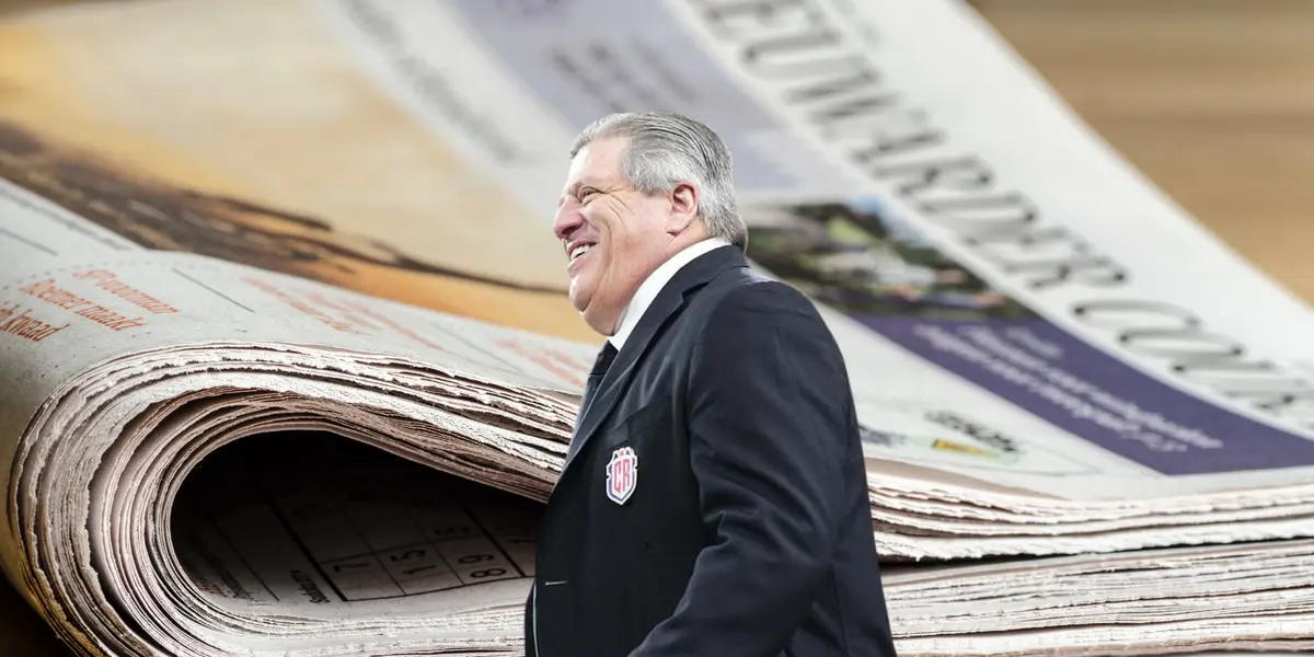 Fondo tomado de Canva, con Herrera al frente