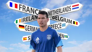 Fondo tomado de Canva, con Lozano al frente