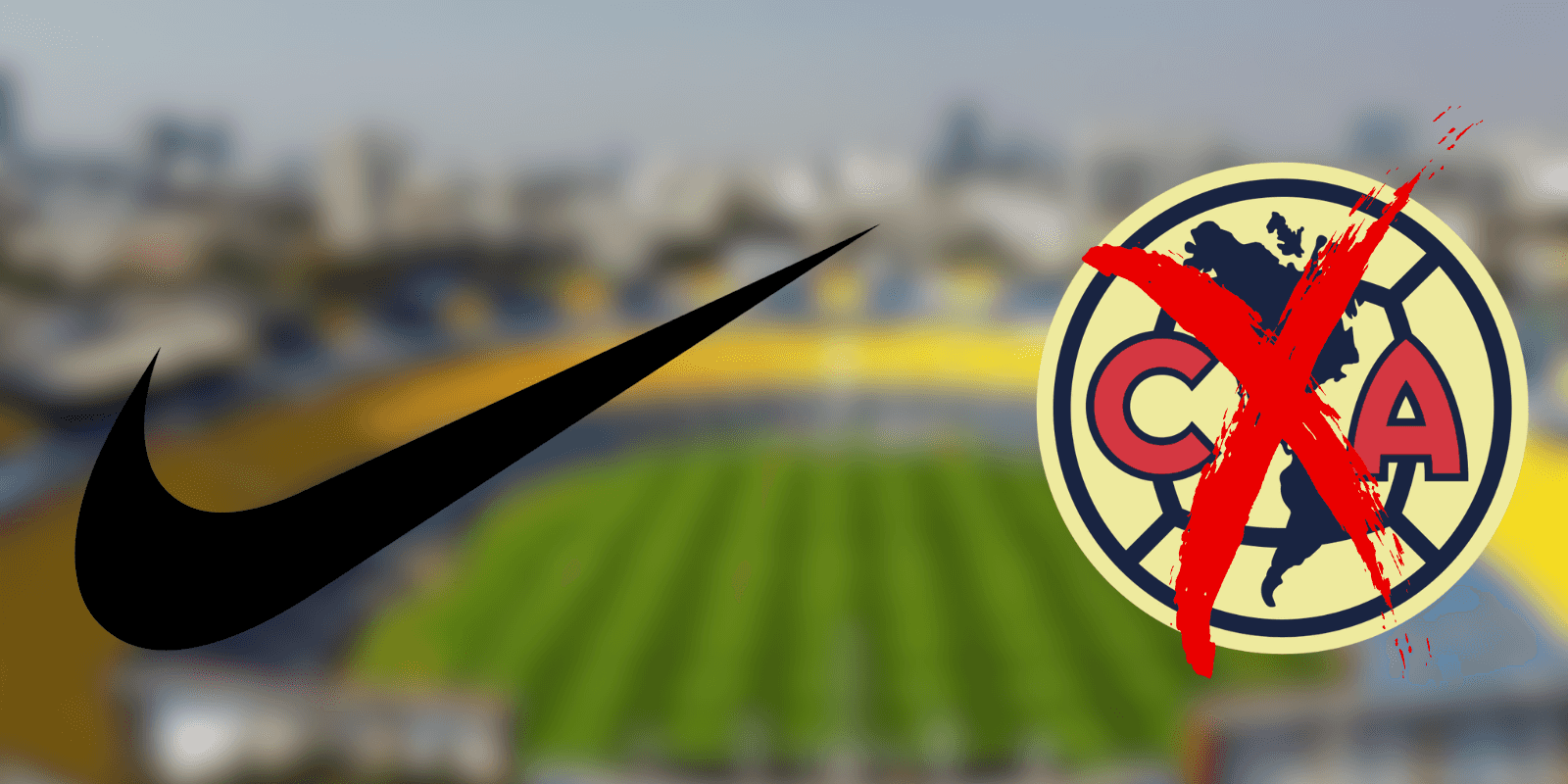 Fondo tomado de ESTO, con Nike y América en escudo al frente