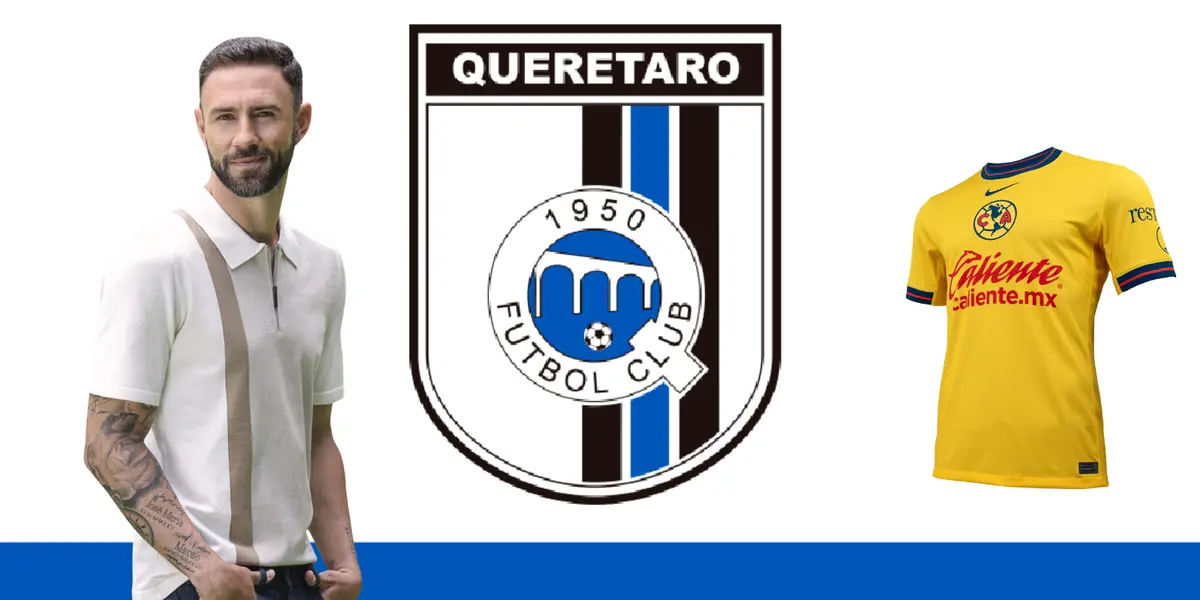 Fondo tomado de Querétaro, con Layún y jersey de América al frente