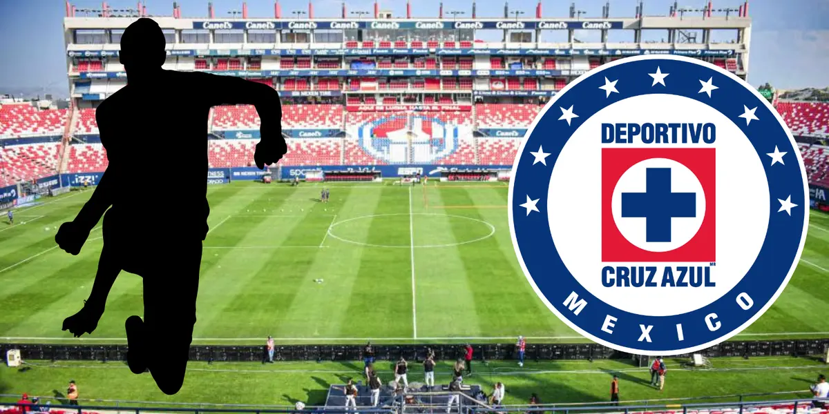Fondo tomado de Récord, con escudo de Cruz Azul al frente