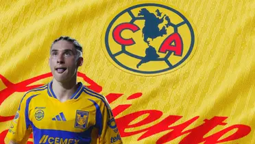 Fondo tomado del Club América, con Flores al frente