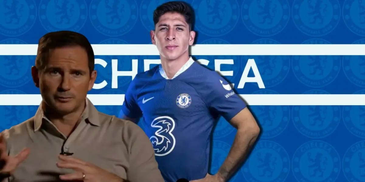 Frank Lampard junto a Edson Álvarez / FOTO X