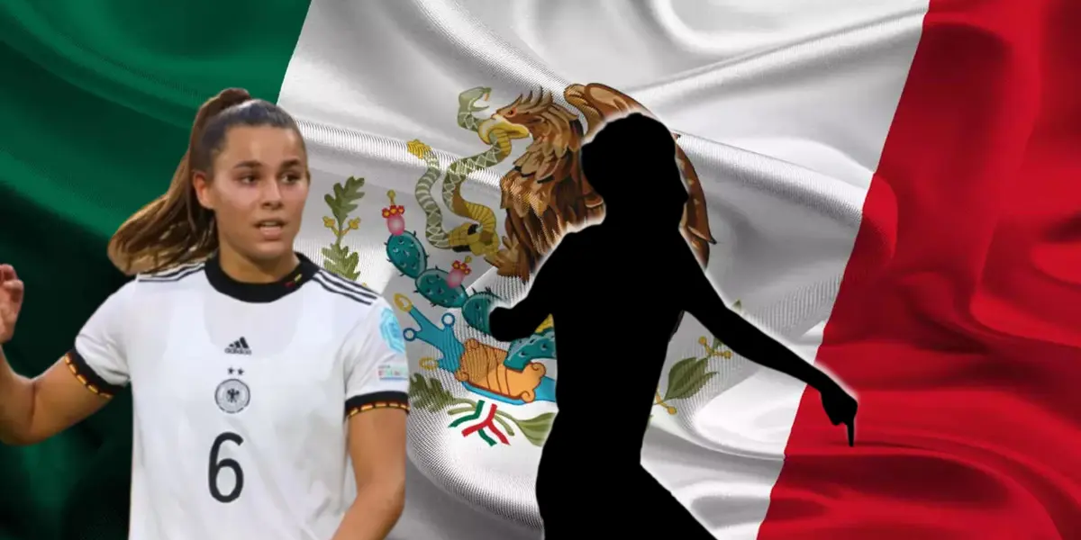 Futbolista alemana junto a jugador incógnito / FOTO RPC