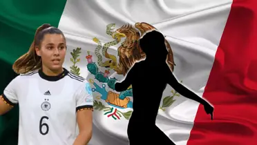 Futbolista alemana junto a jugador incógnito / FOTO RPC