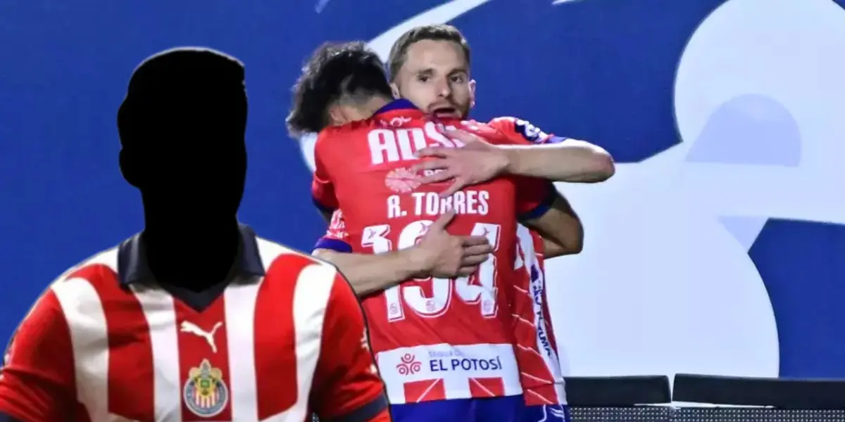 Futbolista incógnito de Chivas en festejo del Atlético de San Luis / FOTO X