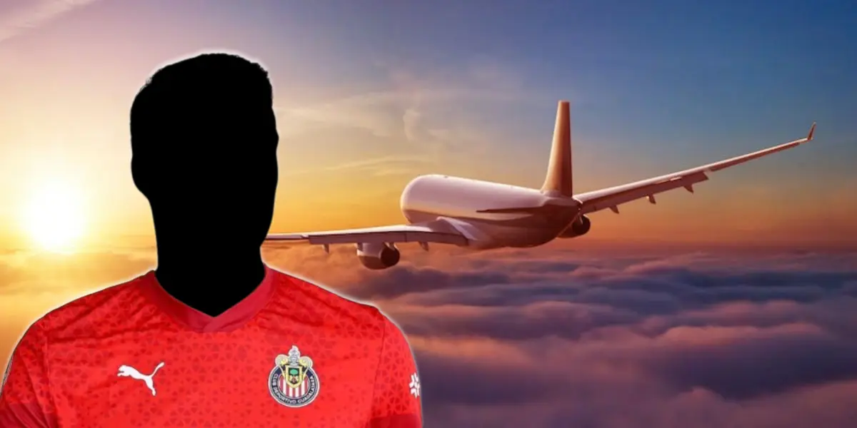 Futbolista incógnito de Chivas junto a avión / FOTO INSTAGRAM