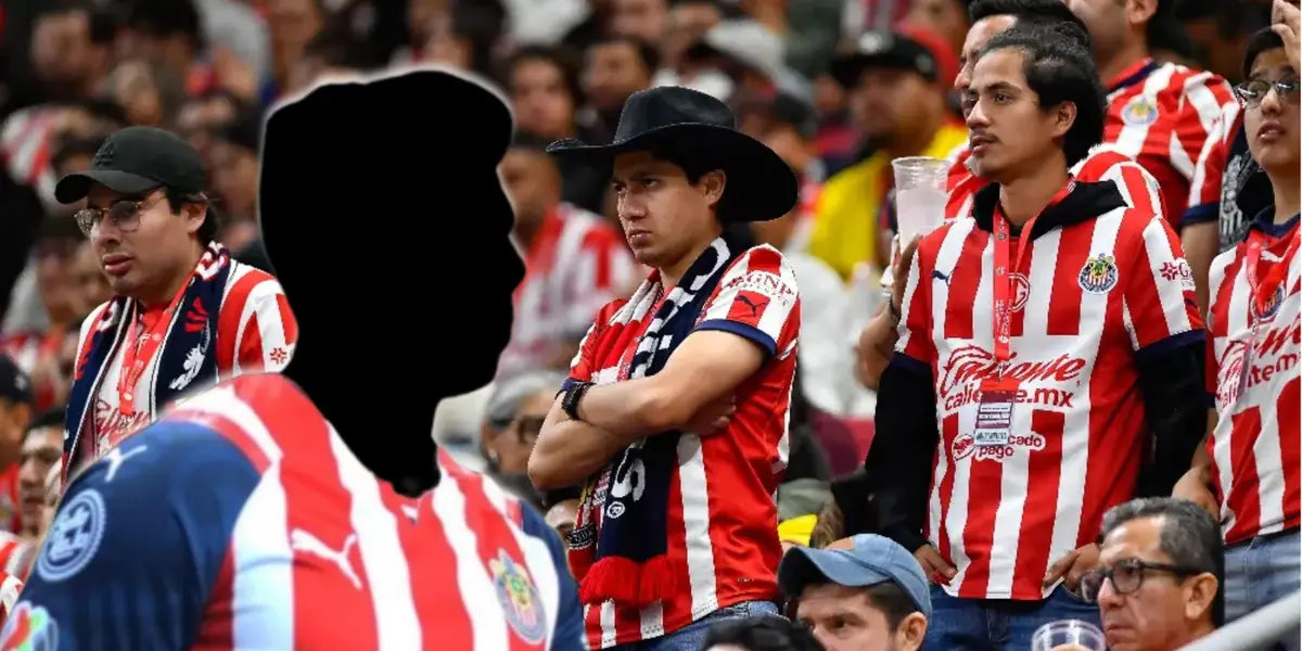 Futbolista incógnito de Chivas junto a la afición del Rebaño Sagrado / FOTO ESTO