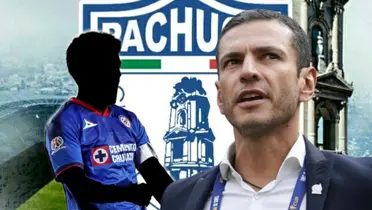 Futbolista incógnito de Cruz Azul junto a Jaime Lozano / FOTO SOY FÚTBOL