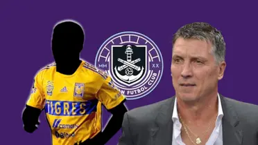 Futbolista incógnito de Tigres junto a Robert Siboldi / FOTO SPORTING NEWS