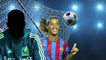 Futbolista incógnito del Tri junto a Ronaldinho / FOTO INSTAGRAM