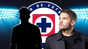 Futbolista incógnito junto a Nicolás Larcamón / FOTO RÉCORD