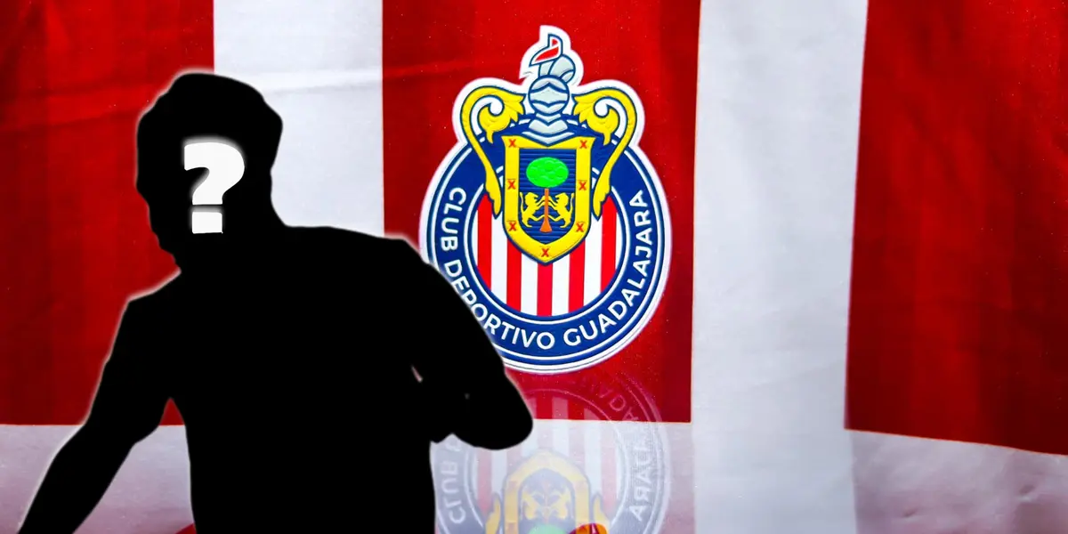 Futbolista incógnito junto al escudo de Chivas / FOTO INSTAGRAM