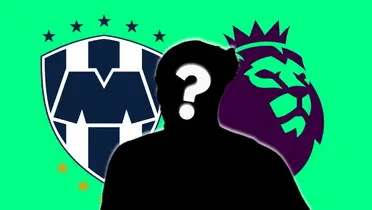 Futbolista incógnito junto al escudo de Rayados / FOTO TRANSFERMARKT