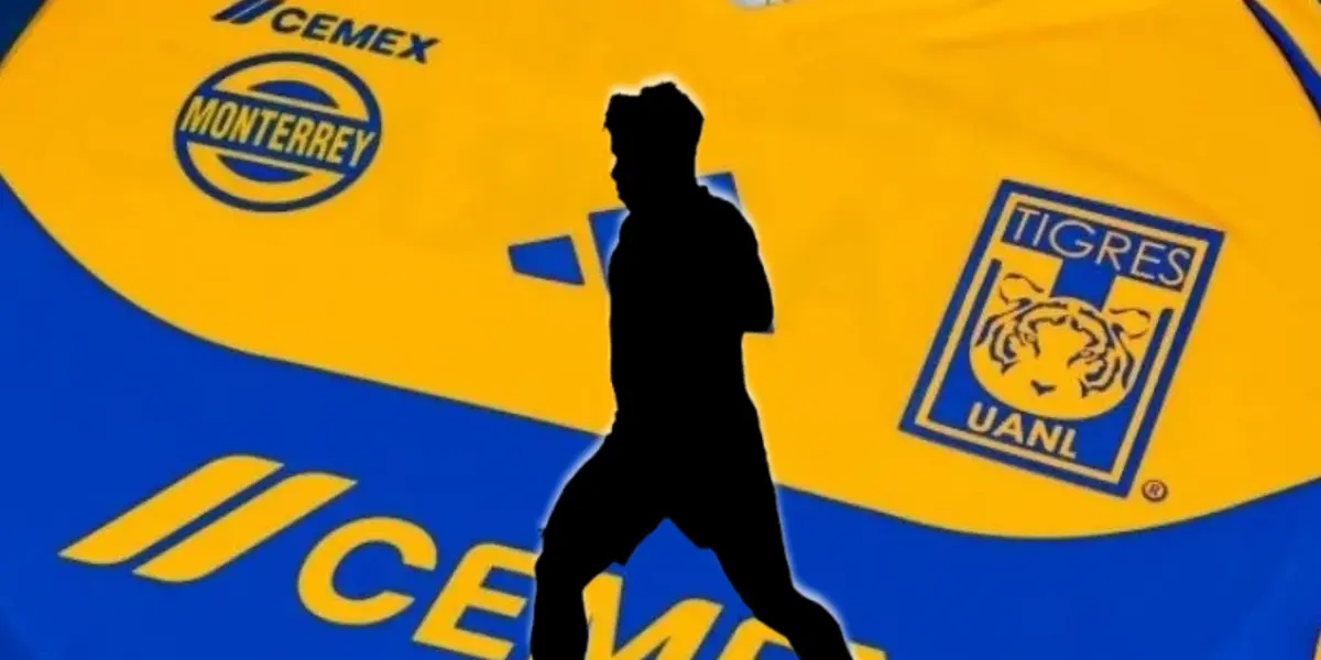 Futbolista incógnito junto al jersey de Tigres / FOTO FUTBOL TOTAL