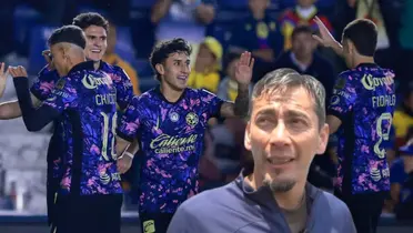 Futbolistas del América y Rubens Sambueza/ Foto Mediotiempo.