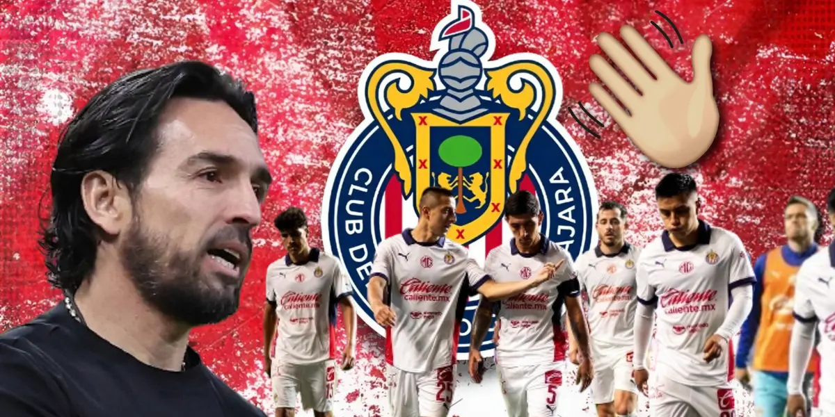 Futbolistas del Guadalajara y Gerardo Espinoza /Foto Chiva Portadas.