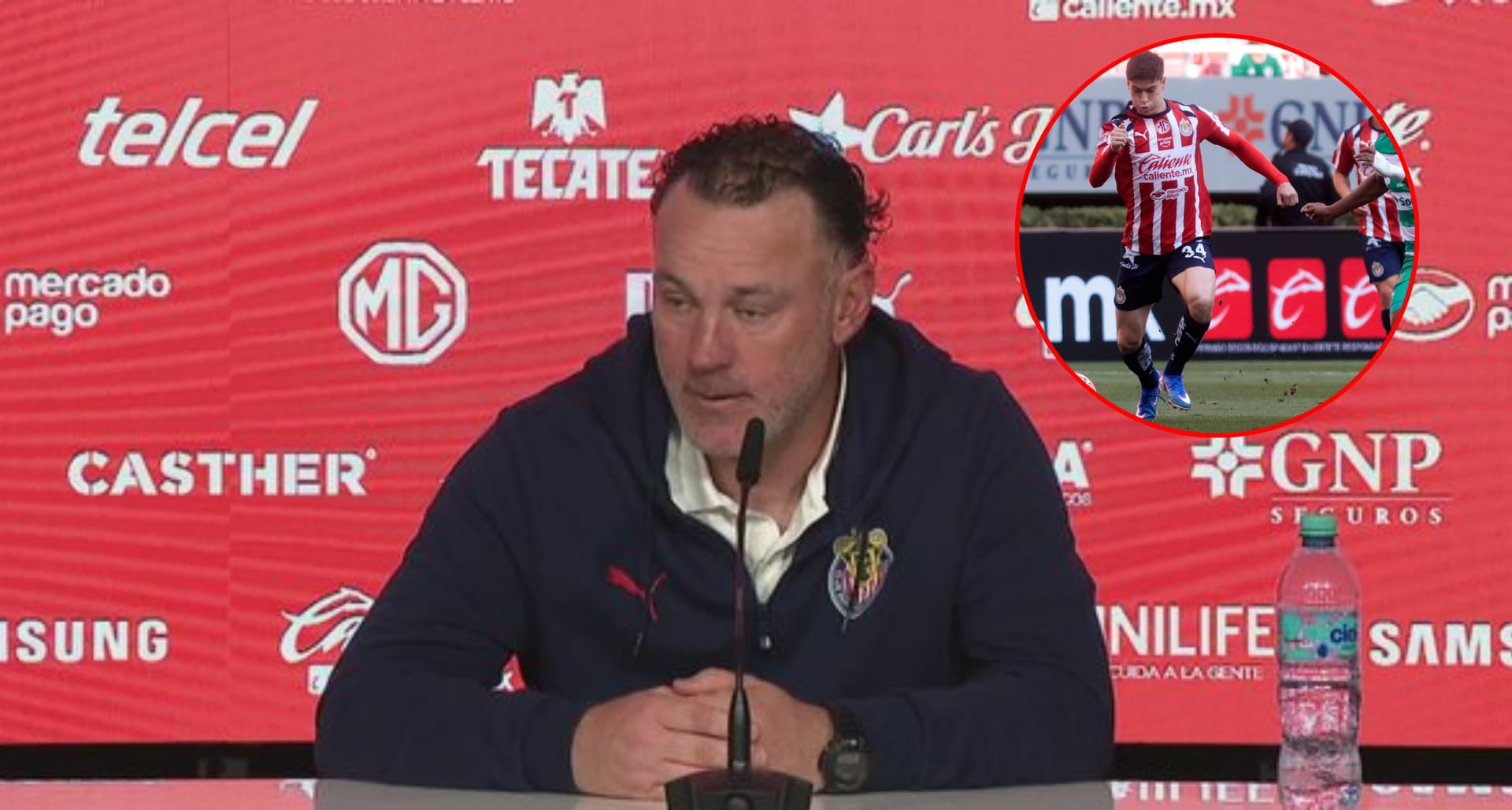 Gabriel Milito habló de Armando González tras la victoria ante Santos