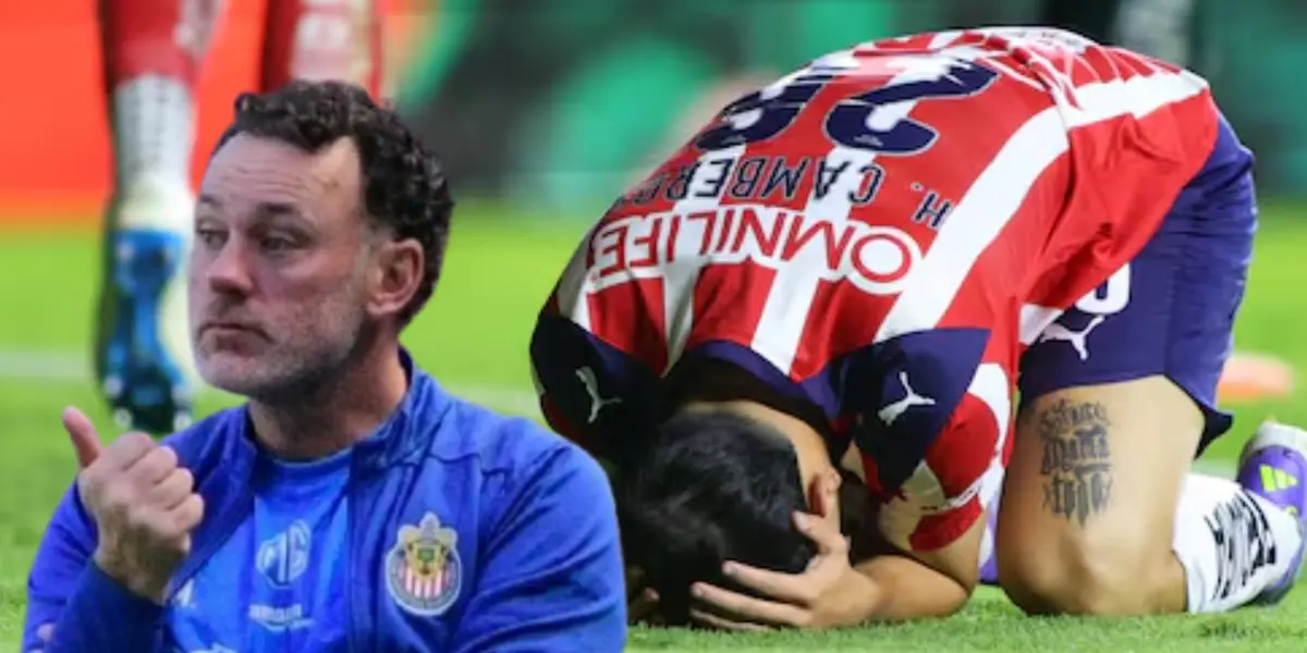 Gabriel Milito junto a futbolista de Chivas / FOTO MILENIO