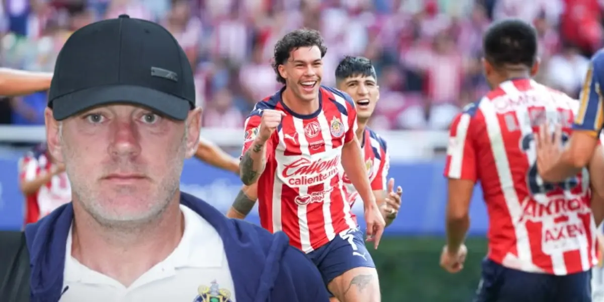 Gabriel Milito junto a futbolistas de Chivas / FOTO FACEBOOK