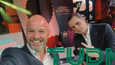 García y Martinolo en programa de TV Azteca. Foto: Récord