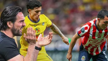 Gerardo Espinoza en el Chivas vs América / FOTO X