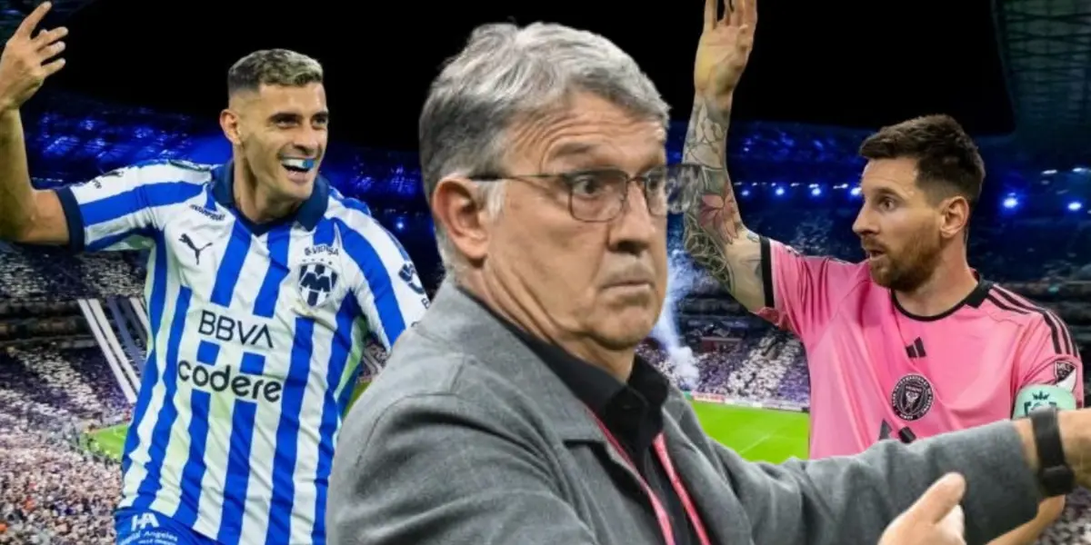 Gerardo Martino, Germán Berterame y Lionel Messi