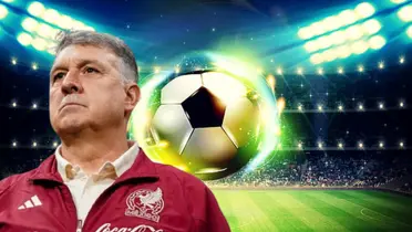 Gerardo Martino junto a balón de fútbol / FOTO DIARIO OLÉ
