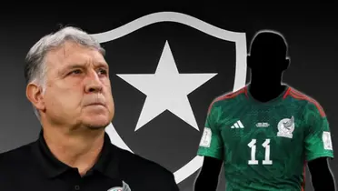 Gerardo Martino junto a futbolista incógnito del Tri / FOTO 90 MIN