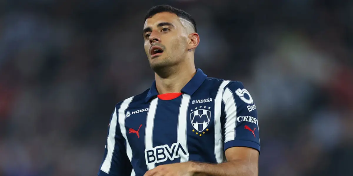 Germán Berteame en un partido con Rayados / FOTO FUTBOL TOTAL