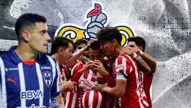 Germán Berterame junto a futbolistas de Chivas / FOTO X