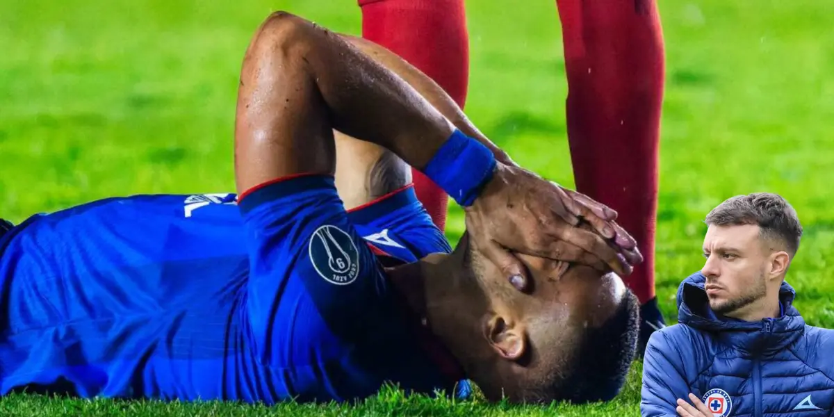 Giakouamkis lesionado en su debut. Foto: Claro Sports
