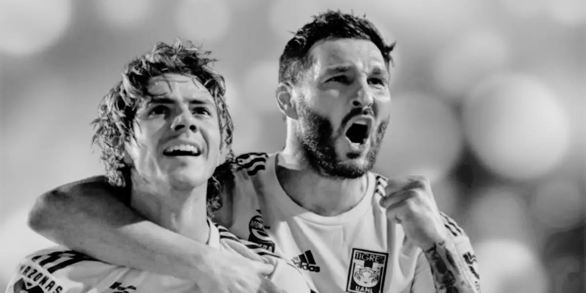 Gignac abrazando a Córdova. Foto: Azteca Deportes