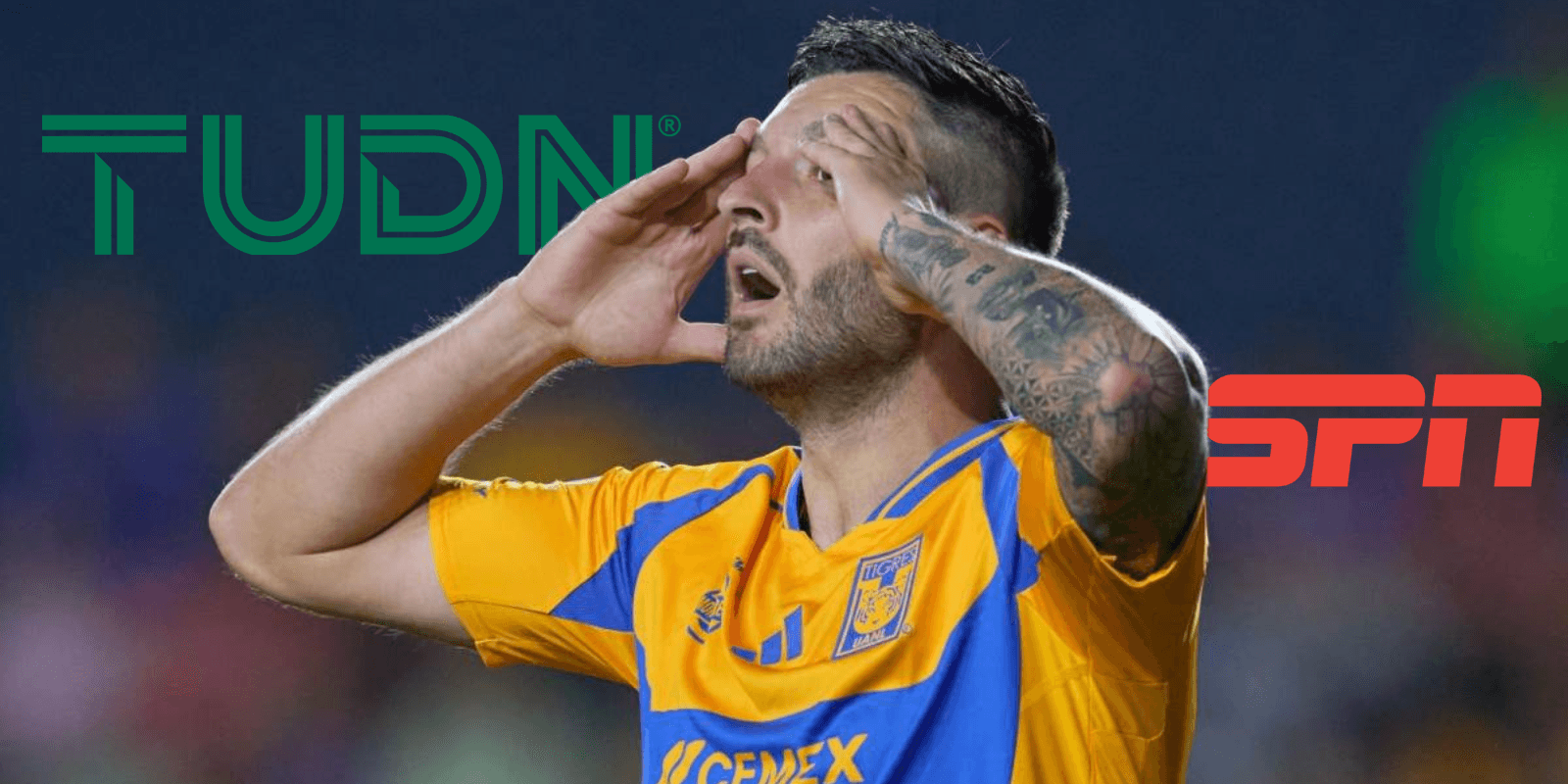 Gignac en partido. Foto: Récord