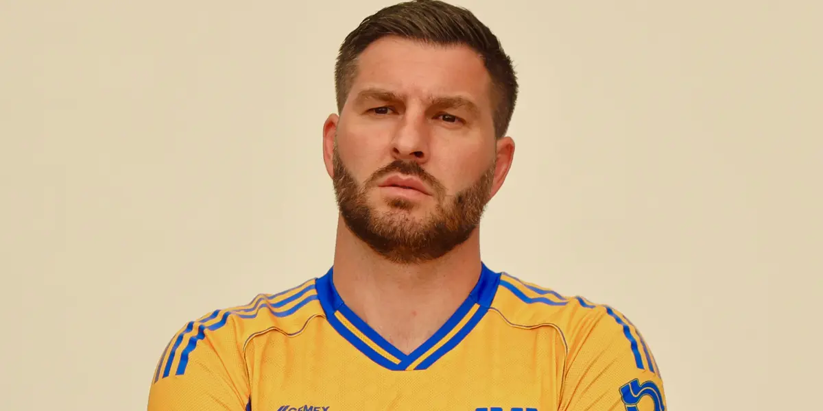 Gignac en presentación de jersey. Foto: Tigres