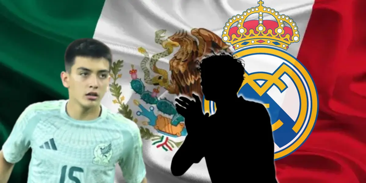 Gilberto Mora junto a futbolista incógnito / FOTO MILENIO