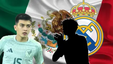 Gilberto Mora junto a futbolista incógnito / FOTO MILENIO