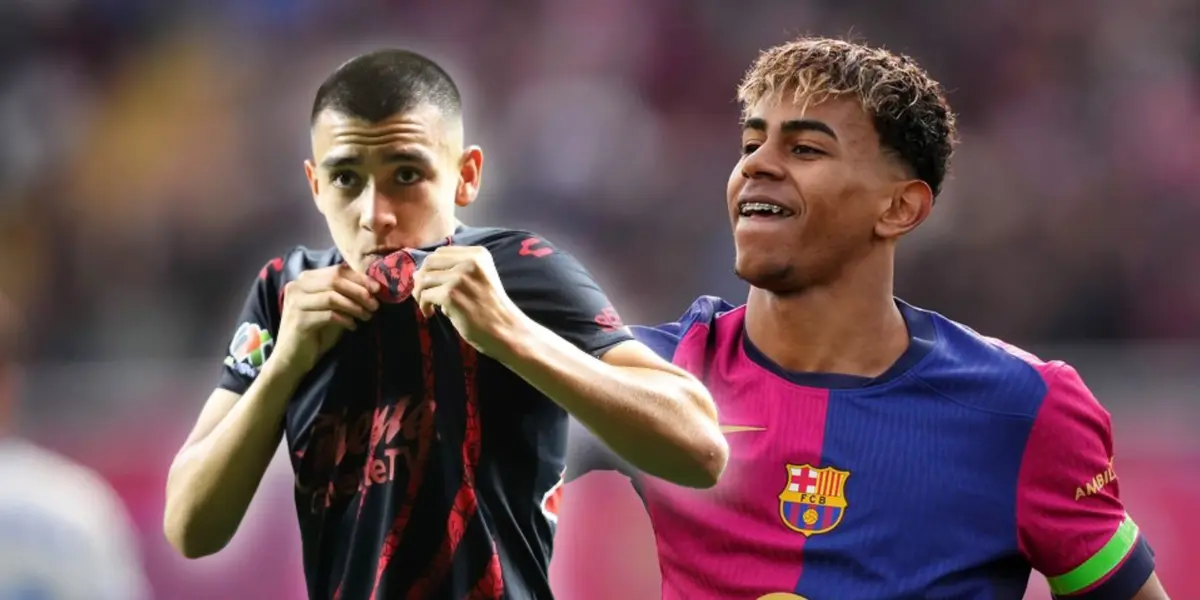 Gilberto Mora-Lamine Yamal / Foto: Olé