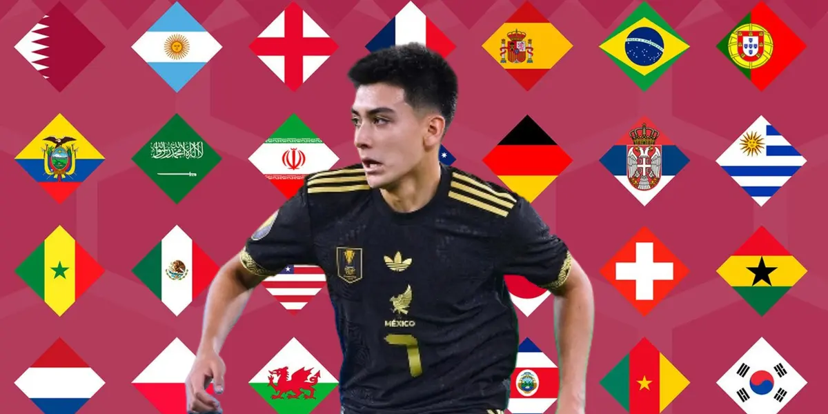 Gilberto Mora y selecciones del mundo/Foto 'X'.