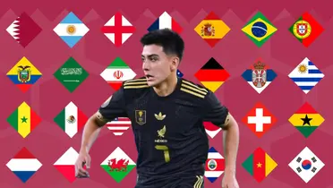 Gilberto Mora y selecciones del mundo/Foto 'X'.