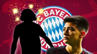 Gilberto Mora y silueta de joven futbolista/ Foto Vexels.