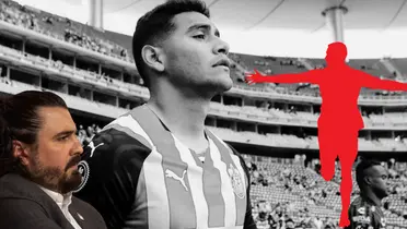 Gilberto Sepúlveda saliendo a la cancha con Chivas. Foto: Mediotiempo