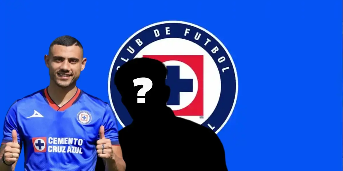 Giorgos Giakoumakis junto a jugador incógnito / FOTO X