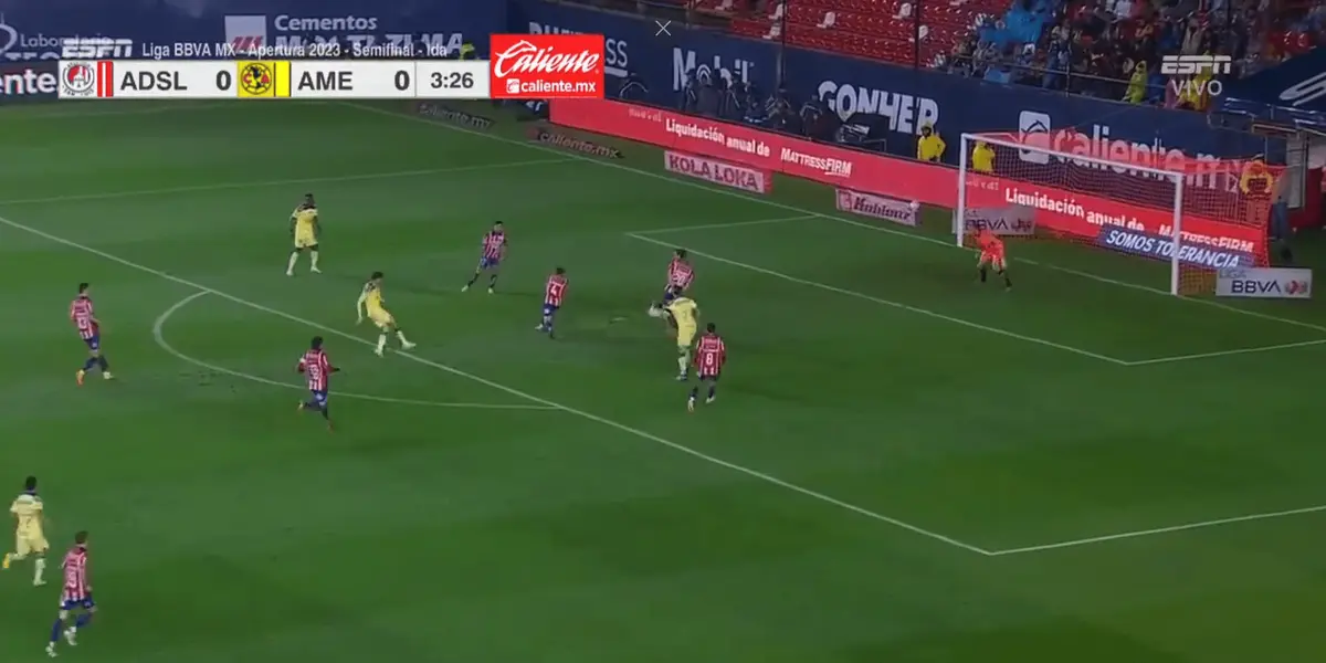 Gol de vestidor para las Águilas del América.