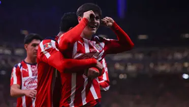 González festejando. Foto: Chivas