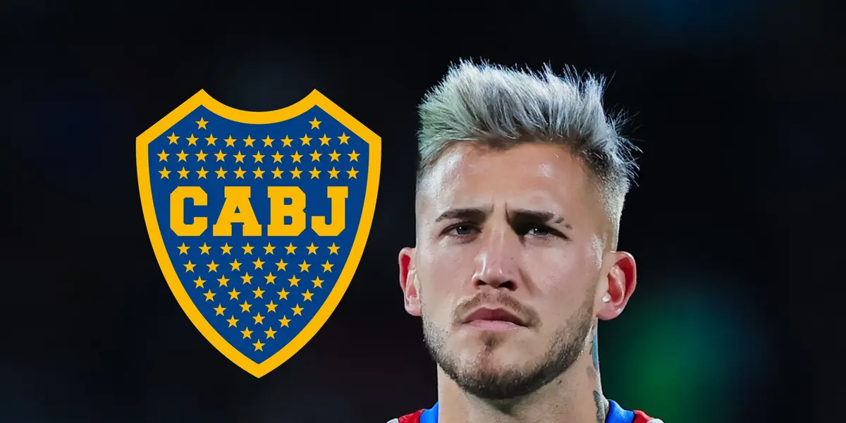 Gonzalo Piovi y logo de Boca Juniors/Foto Cruz Azul.