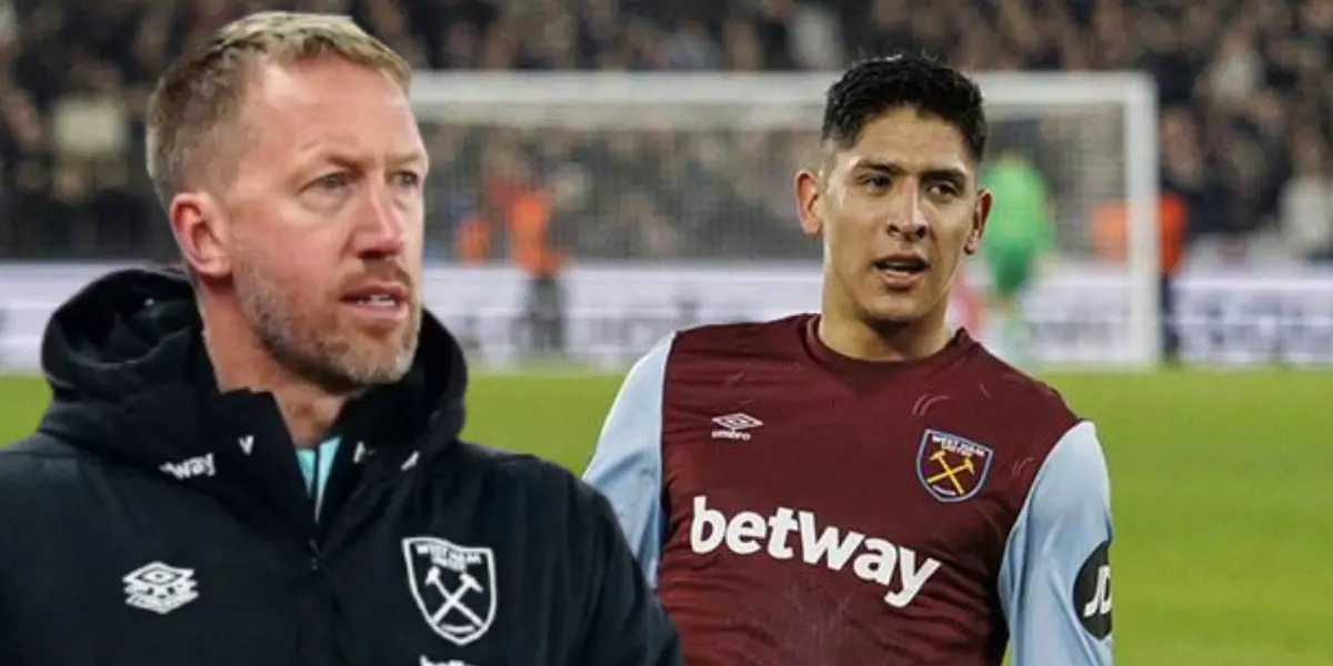Graham Potter junto a Edson Álvarez / FOTO THE INDEPENDENT