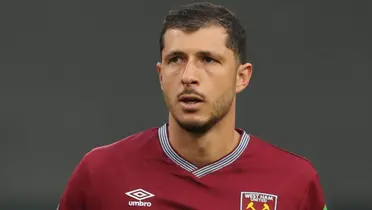 Guido en partido con West Ham. Foto: Getty