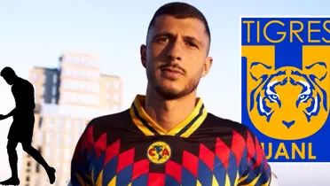 Guido luciendo jersey retro del América. Foto: Club América